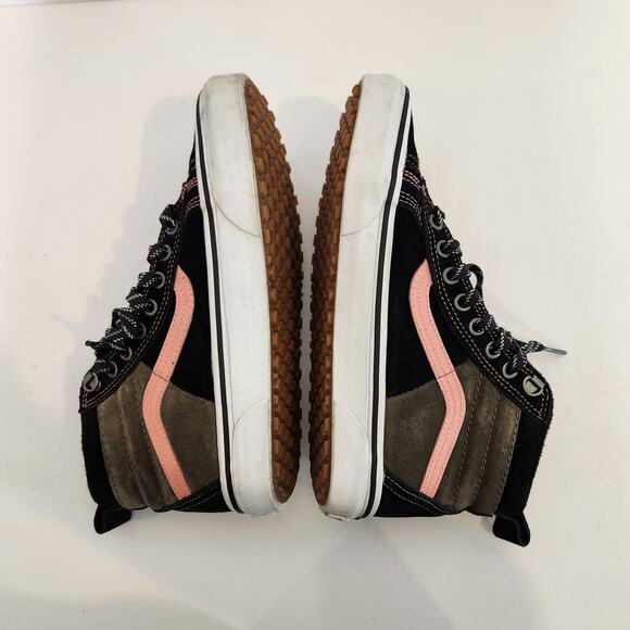 VANS Sk8-Hi 46 MTE Paracord Canteen Black Pink Suede Leather Color Block Unisex - Picture 7 of 10